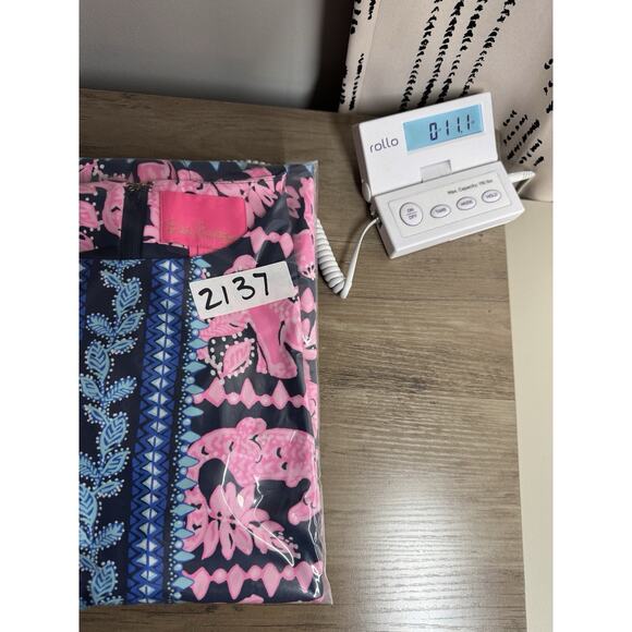 Lilly Pulitzer Blanca Stretch Romper Sz 2 High Tide Perfect Colorful Preppy - Picture 16 of 16